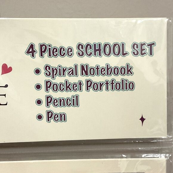 Paramore School Pack Set 2010 New Vintage Retro Notebook Folder Pen Pencil - Picture 2 of 4